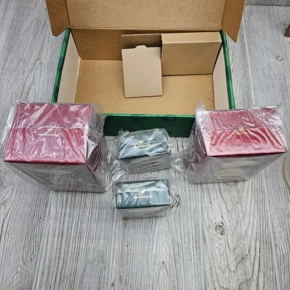 1997 Hallmark Keepsake Ornament Club Kit Night‎ Before Christmas Set of 4 NEW